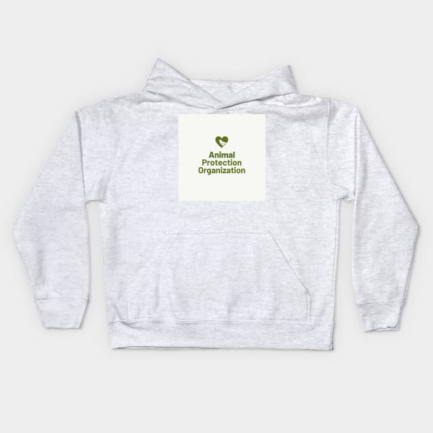 Animal Protection Organization Kids Hoodie by busines_night